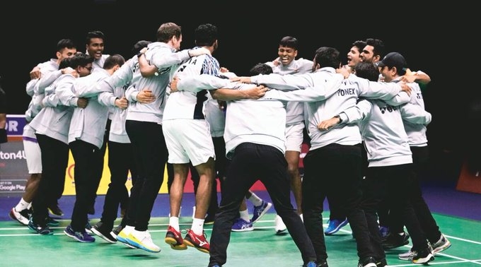 India in Thomas Cup final
