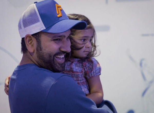 WATCH: Rohit Sharma's daughter gives update on Indian skipper's health after testing Covid positive