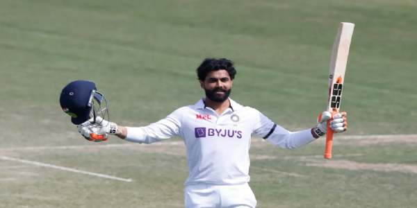 Ravindra Jadeja scores century against England