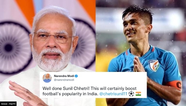 PM Narendra Modi congratulates Sunil Chhetri following release of series 'Captain Fantastic'