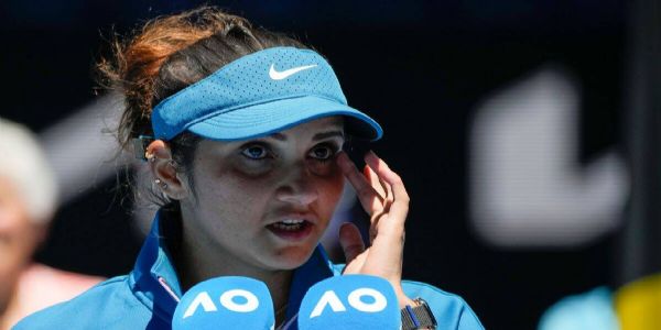 Sania Mirza breaks down after playing her final Grand Slam at Australia Open