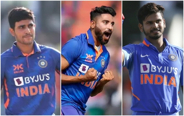 Shreyas Iyer Mohammad Siraj Shubman Gill