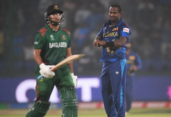 angelo mathews timed out dismissal