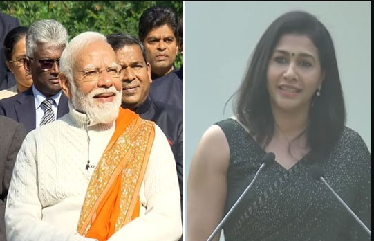 anju bobby george praise modi