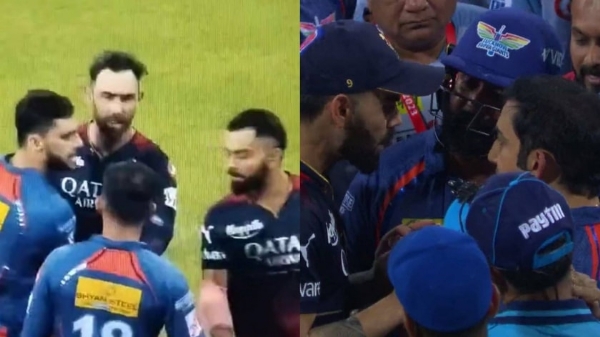 Kohli and Gambhir heated argument because of Naveen-Ul-Haq