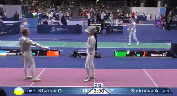 Ukrainian fencer Kharlan 