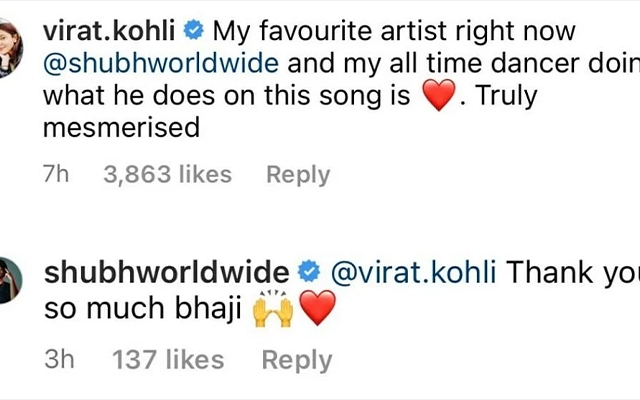 virat kohli shubh