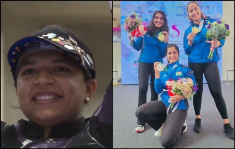 Indian shooters gold Asian Games