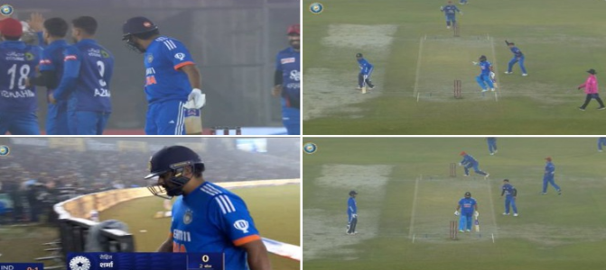 Watch Rohit Sharma Gets Furious On Shubman Gill After Horrible Mess Up Gets Out On In Ind