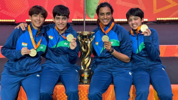 India women's team first-ever Badminton Asia Team Championships title
