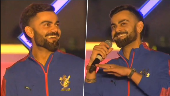 RCB Fans Go Wild As Virat Kohli Speaks Kannada At RCB Unbox Event; Know ...